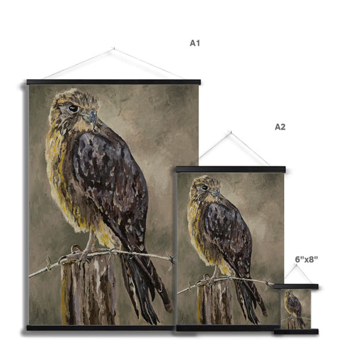 The Falcon Muse Fine Art Print with Hanger