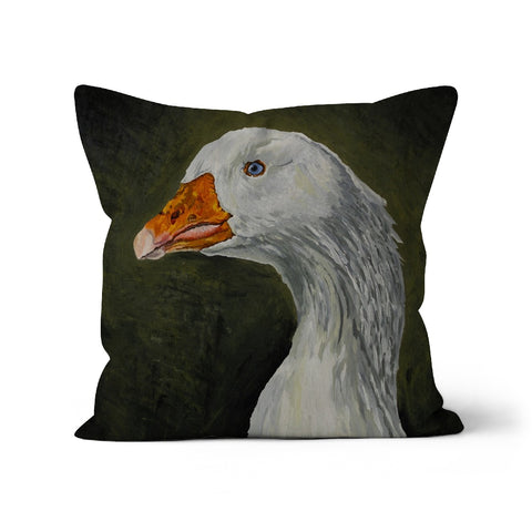 Thoughtful Goose Cushion