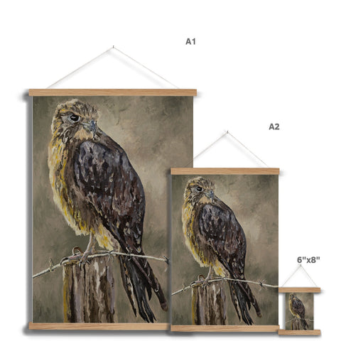 The Falcon Muse Fine Art Print with Hanger