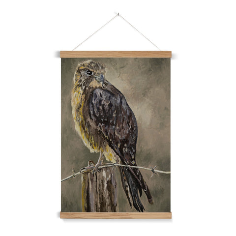 The Falcon Muse Fine Art Print with Hanger