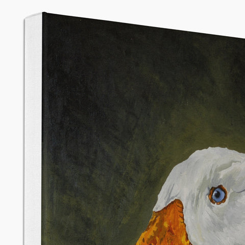 Thoughtful Goose Canvas