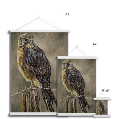 The Falcon Muse Fine Art Print with Hanger