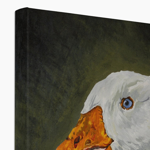 Thoughtful Goose Canvas